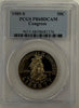1989-S United States Congressional Bicentennial Commemorative Half Dollar – PCGS PR68 DCAM Heritage Pastime