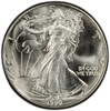 1990 American Silver Eagle $1 – PCGS MS67 | Brilliant Uncirculated U.S. Bullion Coin Heritage Pastime