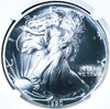 1990 American Silver Eagle MS69 NGC – Obverse Struck-Through Error, Rare Mint Anomaly Heritage Pastime