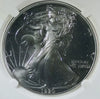 1990 American Silver Eagle MS69 NGC – Obverse Struck-Through Mint Error Heritage Pastime