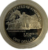 1990-P Eisenhower Centennial Proof Silver Dollar – 90% Silver | U.S. Mint Commemorative Coin Heritage Pastime