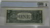 1995 $1 FRN PCGS 65PPQ partial ladder reverse serial C04321000F back