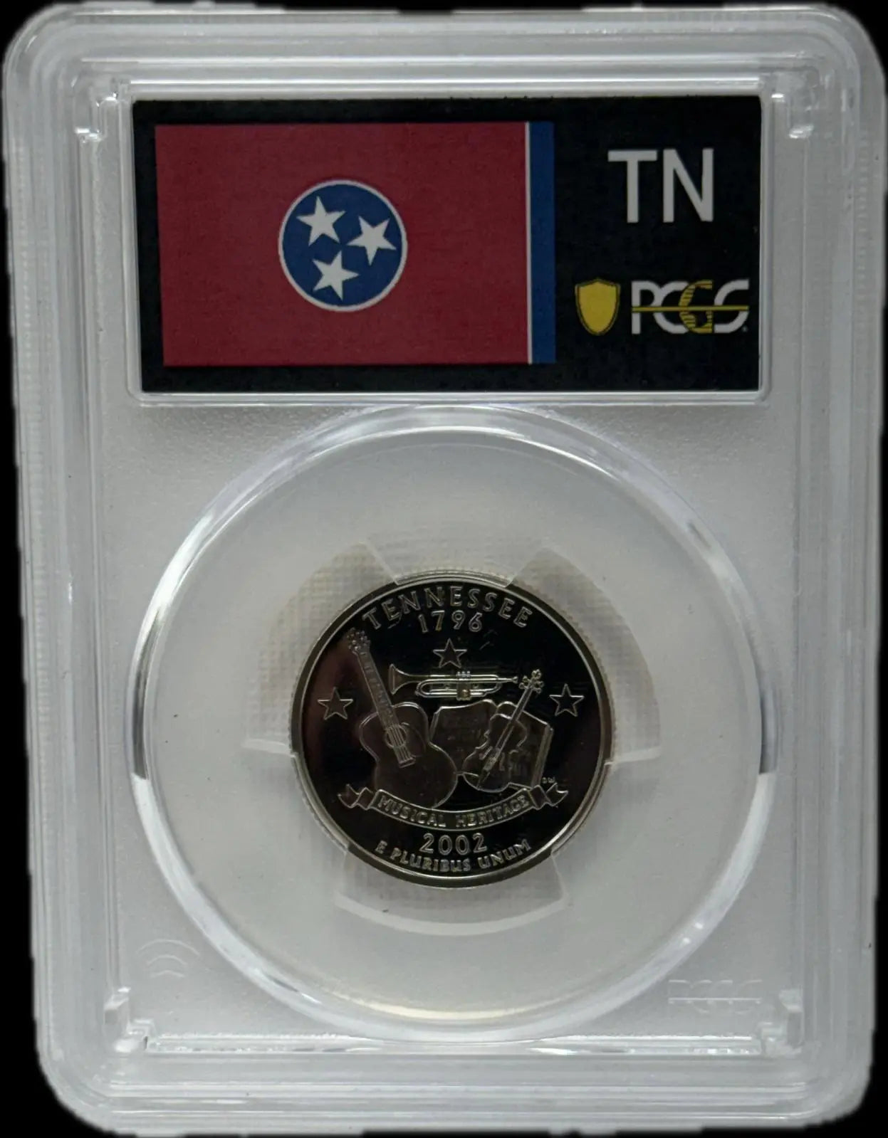 2002-S 25C PCGS PR69 DCAM Tennessee – Rare, Near-Perfect Proof Coin Heritage Pastime