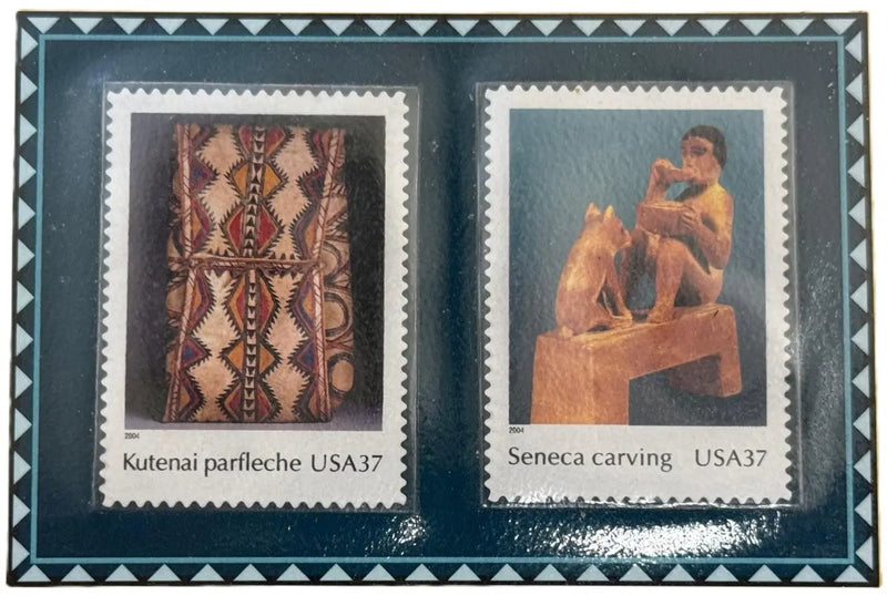 2004 “Art of the American Indian” Souvenir Sheet – 37¢ U.S. Stamps | Native American Heritage Issue Heritage Pastime