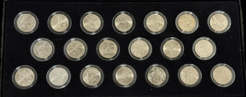 2007 & 2008 State Quarters Set – Complete Collection of Two Years Heritage Pastime