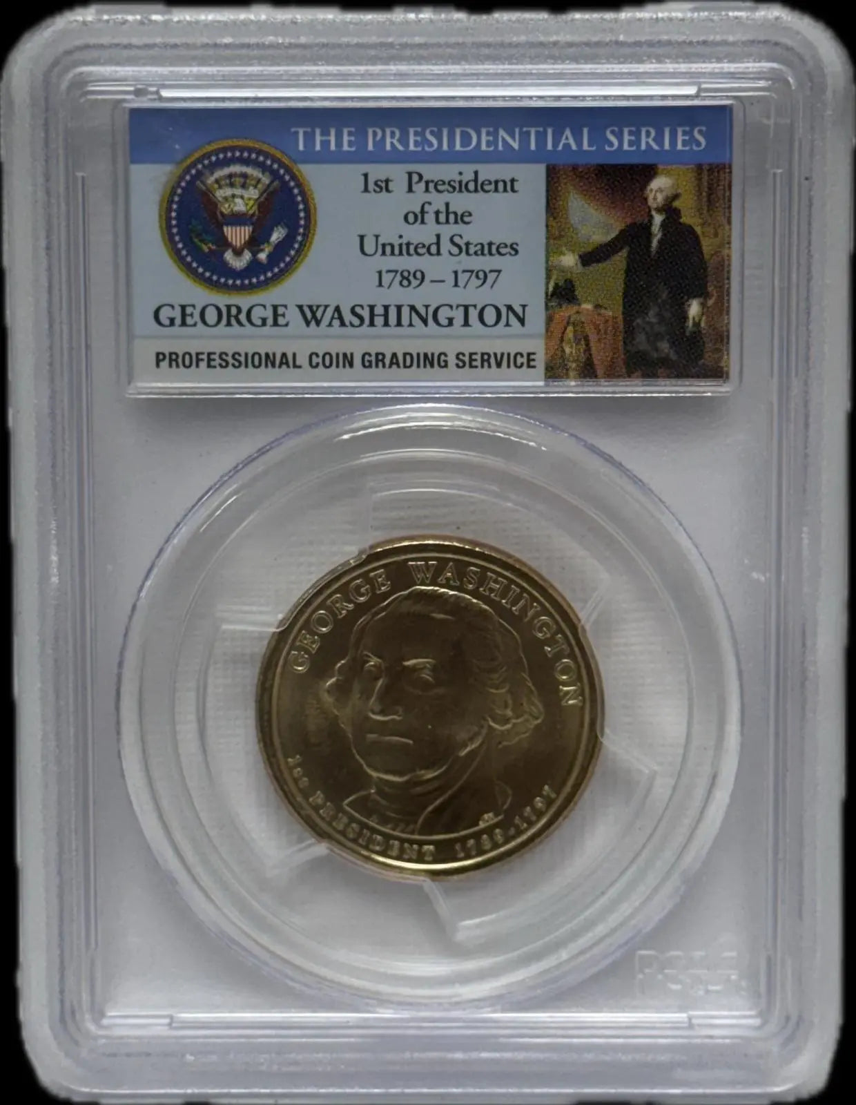 2007-S George Washington $1 Missing Edge Lettering MS65 – Rare Mint Error Coin Heritage Pastime