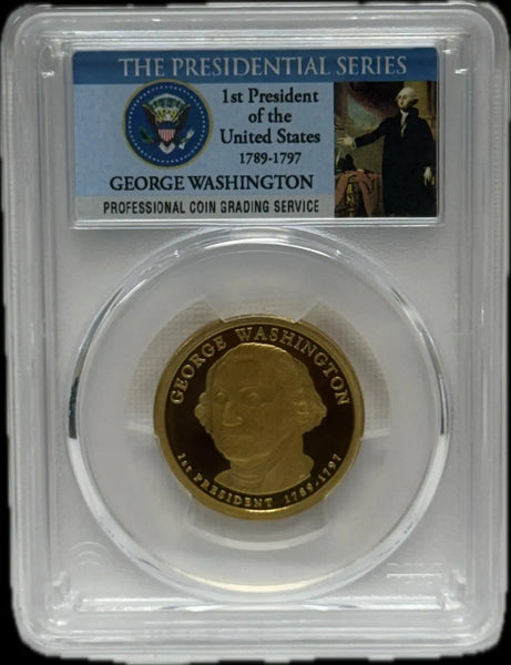 2007-S George Washington $1 PCGS PR69 DCAM – Pristine Deep Cameo Proof Coin Heritage Pastime