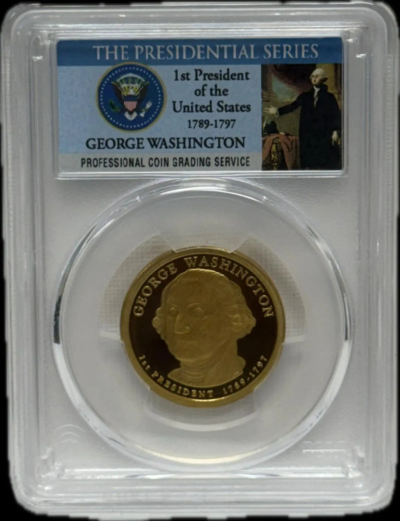2007-S George Washington $1 PCGS PR69 DCAM – Pristine Deep Cameo Proof Coin Heritage Pastime