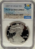 2007-W Silver Eagle $1 PF70 Ultra Cameo – Perfect Proof with Stunning Contrast Heritage Pastime