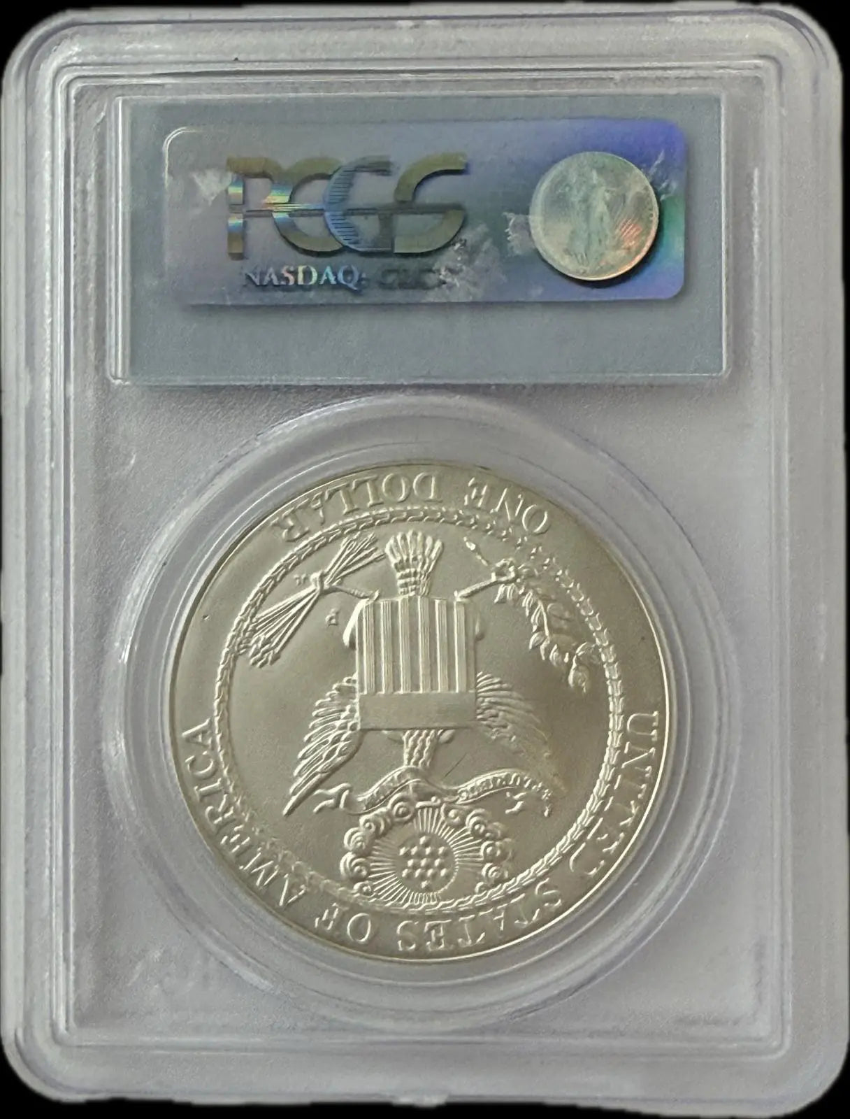 2008-P American Silver Eagle $1 – PCGS PR69 – Bald Eagle Heritage Pastime