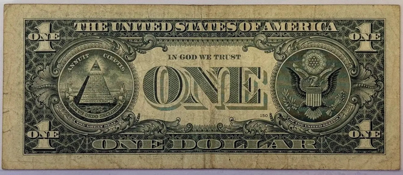 2009 $1 Federal Reserve Note – Cleveland (District 4) – Fancy Serial 18888989 – Circulated Heritage Pastime