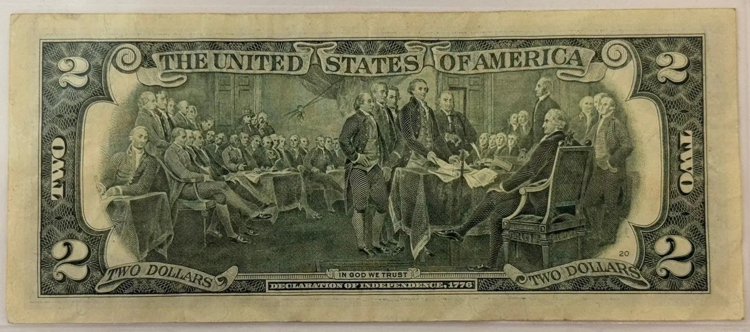 2009 $2 Federal Reserve Note – Thomas Jefferson – Serial K11124545A Heritage Pastime