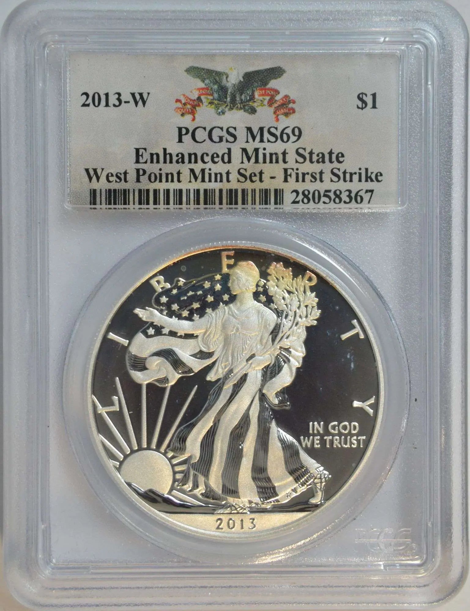 2013-W Silver Eagle $1 PCGS MS69 First Strike – Exceptional Early Release Coin Hub