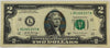 2017 $2 Federal Reserve Note – Thomas Jefferson – Mnuchin/Carranza – U.S. Currency Heritage Pastime