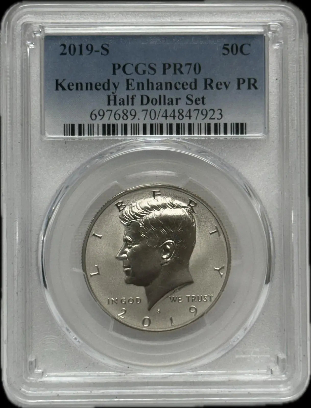 2019-S Kennedy Enhanced Reverse Proof Half Dollar Set PCGS PR70 – Perfect, Rare Collector’s Set Heritage Pastime