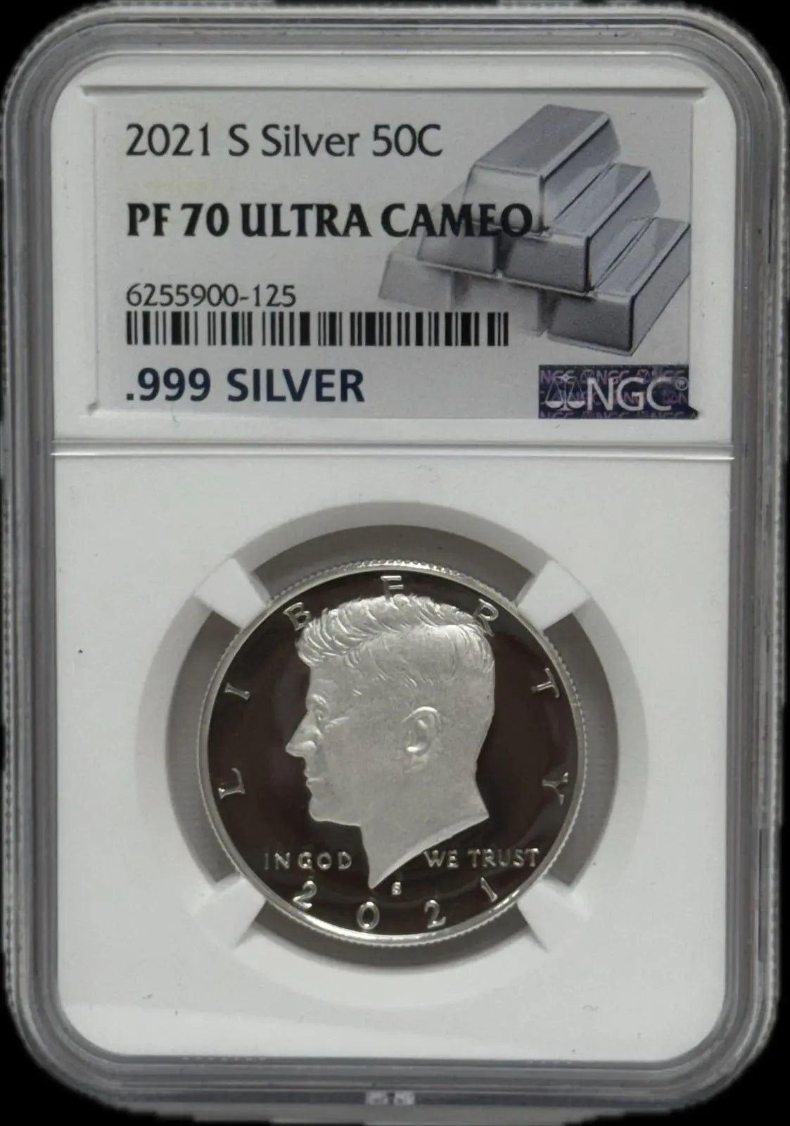 2021-S Silver Half Dollar PF70 Ultra Cameo – Perfect Proof, Stunning Contrast Heritage Pastime