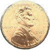 Red Gem 2025-D Lincoln Cent with mint error shifting motto to rim area