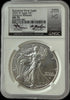 2025-W Burnished American Silver Eagle $1 – Advance Releases – MS70 Heritage Pastime
