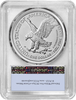 2026 American Silver Eagle heraldic eagle reverse with PCGS security strip detail