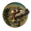 3D Bald Eagle Decorative Plate Heritage Pastime