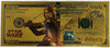 Anakin Skywalker Star Wars $100 Novelty Gold Foil Note – 24K Gold Plated Collectible Bill Heritage Pastime