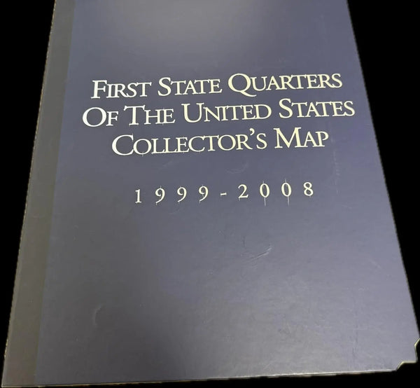 First State Quarters of the United States Collector’s Map (1999-2008) – Complete Set Display Heritage Pastime