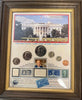Framed Presidential Coin and Stamp Collection – Tribute to America’s Greatest Leaders Heritage Pastime