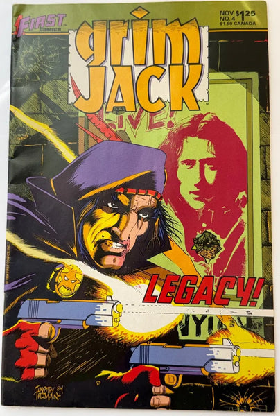 GrimJack #4 (1984) – First Comics Copper Age Issue | Classic Sci-Fi/Fantasy Anti-Hero Series Heritage Pastime