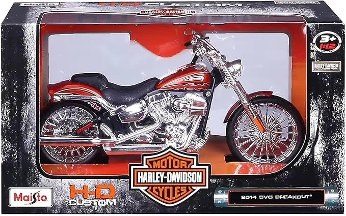 Harley-Davidson 2014 CVO Breakout Motorcycle Model 1/12 by Maisto 32327 Heritage Pastime