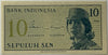 Indonesia 10 Sen Banknote (1964) – Gerwani Militia Woman | Dwikora Era | Historic Currency Heritage Pastime