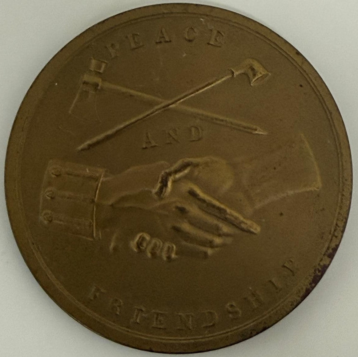 John Quincy Adams Presidential Bronze Medal 1825 Indian Peace Medal Replica – Historic U.S. Mint Design