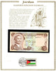 Jordan 1975 1/2 Half Dinar UNC P-17d Sign 17 UNC w/ FDI UN Flag Stamp 899414 9-19-1986 Heritage Pastime