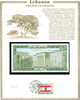 Lebanon 5 Livres 1986 UNC P-62d – FDI & UN Flag Stamp, Serial 011830602 Heritage Pastime