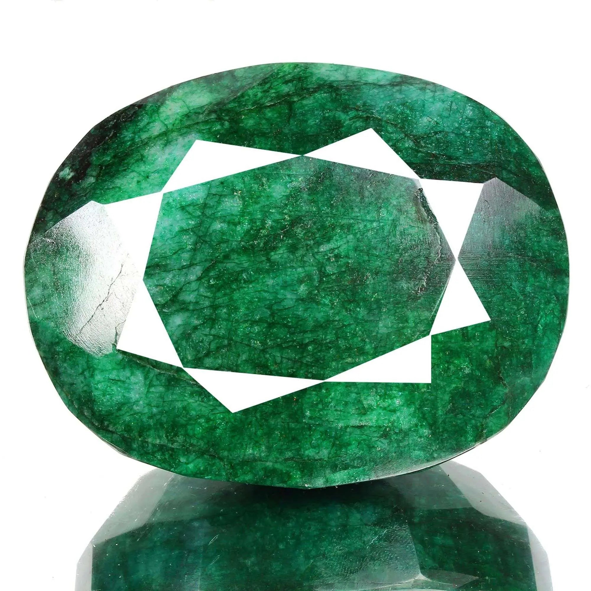 Magnificent Certified Museum Size 2630 Ct Natural Emerald Solitaire.