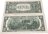 Matching Fancy Serial Number $1 & $2 Dollar Bills – Annapolis, MD Zip Code Notes – Rare Collector Pair Heritage Pastime