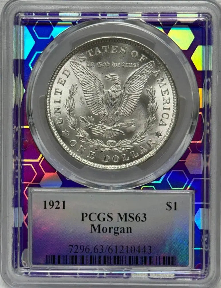 Morgan $1 1921 PCGS MS631921 Morgan Silver Dollar PCGS MS63 – Pristine Condition with Historical Significance Heritage Pastime