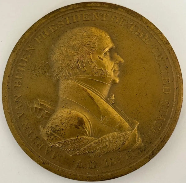 President Martin Van Buren 1837 Peace & Friendship Bronze Medal – Historic U.S. Mint Replica Heritage Pastime