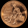2009 Lincoln Cent reverse die crack error PCGS MS65RD seated design