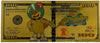 Sandy Cheeks SpongeBob $100 Novelty Gold Foil Note – 24K Gold Plated Collectible Bill