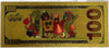 Squidward Tentacles SpongeBob $100 Gold Foil Note – 24K Gold Plated Collectible Novelty Bill Heritage Pastime