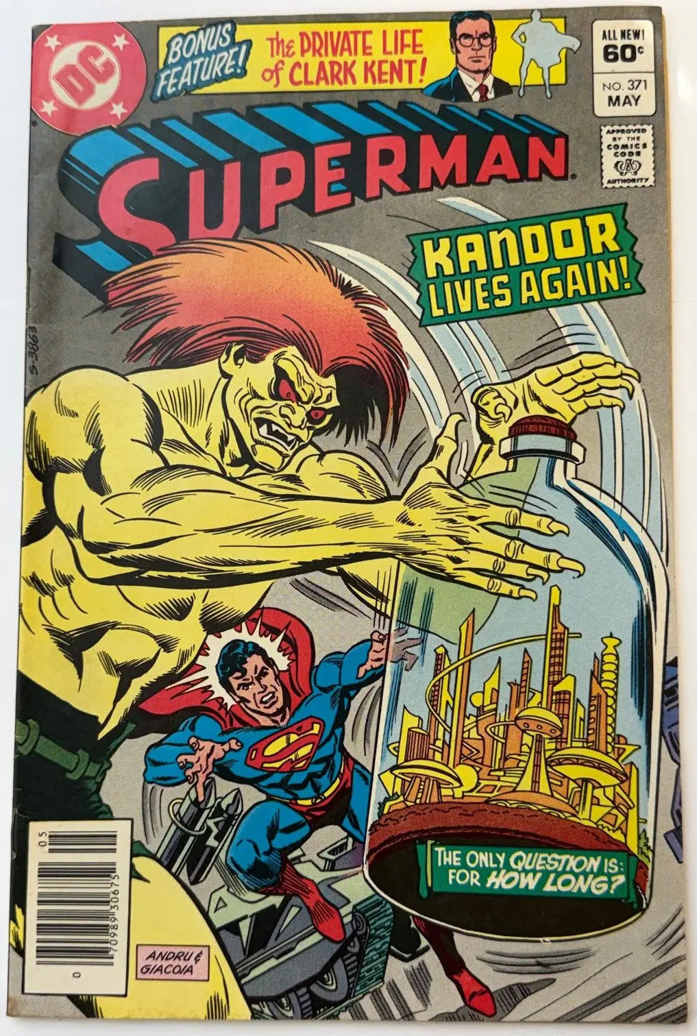 Superman #371 (1982) – “Kandor Lives Again!” DC Comics Bronze Age Issue | Classic Kryptonian Storyline Heritage Pastime