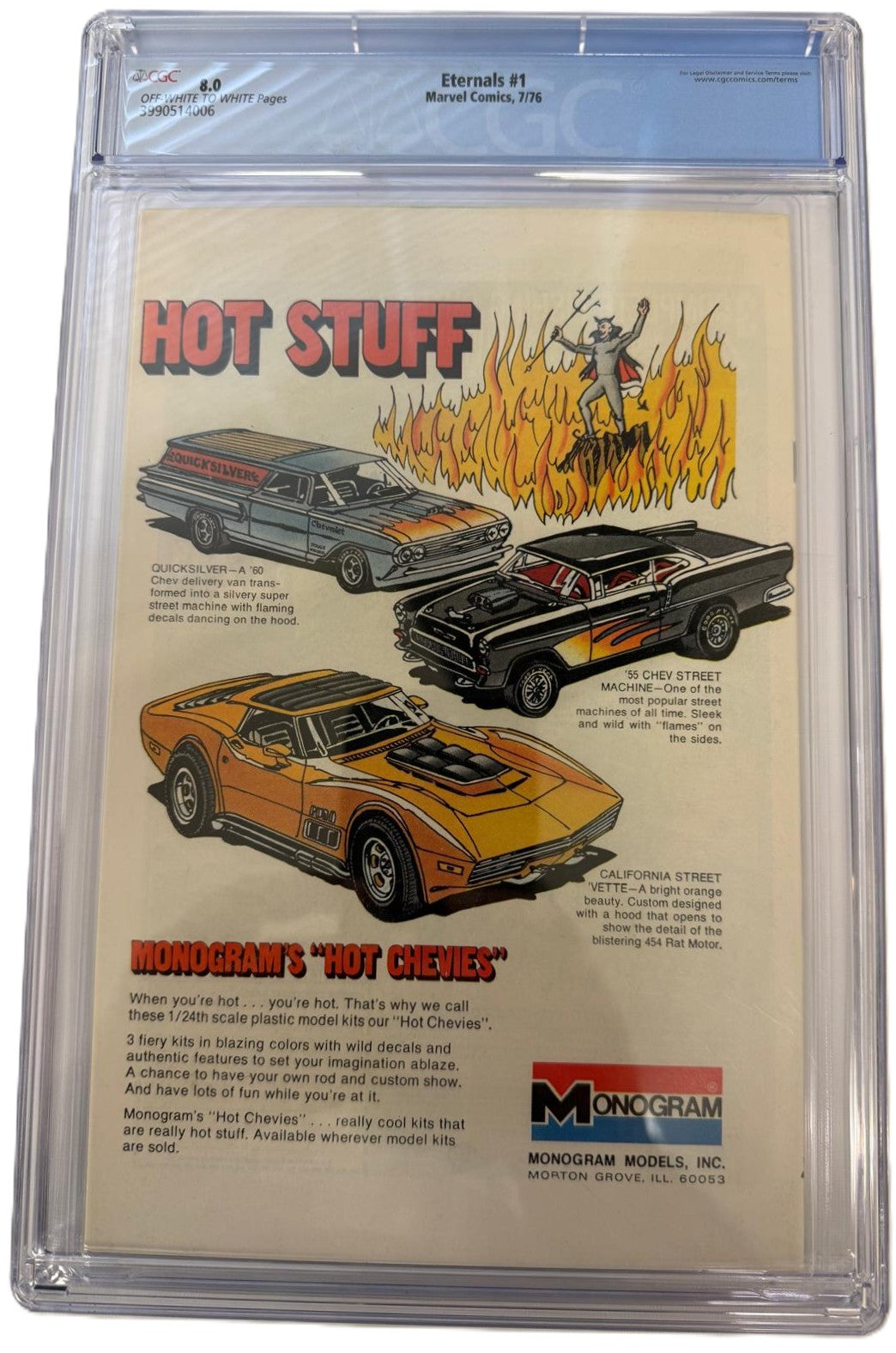 The Eternals #1 1976 CGC 8.0 – First Appearance of the Eternals | Jack Kirby Marvel Classic