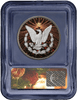 U.S. Morgan Silver Dollar Colorized Christmas Genuine 1921 ICG Christmas Label1921 U.S. Morgan Silver Dollar – Colorized Christmas with ICG Genuine Christmas Label Heritage Pastime