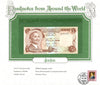 World Banknotes Jordan 1/2 Half Dinar 1975 UNC P-17e – Signature 18, Serial 571634 Heritage Pastime