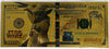 Yoda Jedi Star Wars $100 Novelty Gold Foil Note – 24K Gold Plated Collectible Souvenir Bill Heritage Pastime